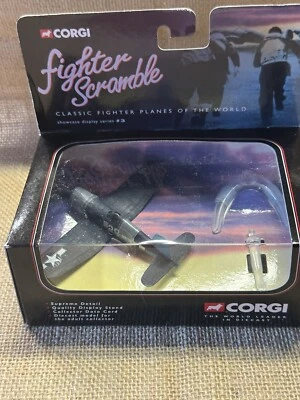 Corgi Fighter Scramble CS90022 F-4U CORSAIR US NAVY Pacific Diecast Model MIB - Image 1 of 4