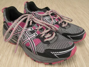 Zapatillas de Trail Running Asics Gel Venture 4 Rosa Gris Para Mujer Talla US 6.5 EU 37.5 - Imagen 1 de 9