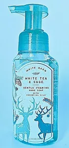 BATH & BODY WORKS WHITE BARN WHITE TEA & SAGE GENTLE FOAMING HAND SOAP 8.75oz - Picture 1 of 9