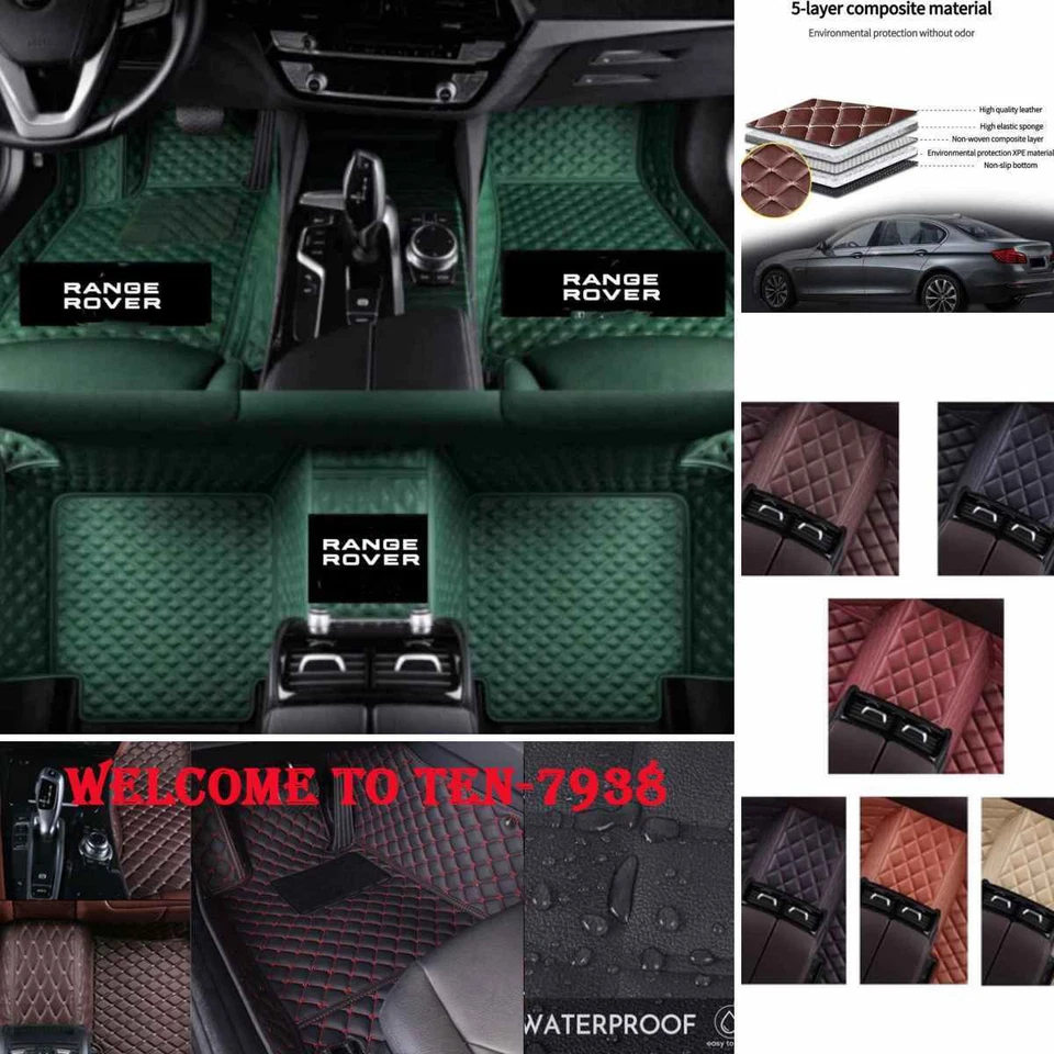 For Land Rover Range Rover Car Floor Mats All Weather Custom Auto Carpet Liners - Image 1 of 4