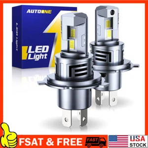 9003 H4 LED Headlights Bulbs High Low Beam For Honda Civic Sedan/Coupe 1992-03 B - Picture 1 of 17
