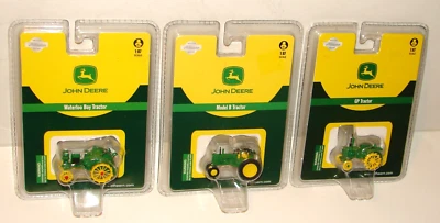 Lot of 3 JOHN DEERE - MODEL B / GP / WATERLOO BOY TRACTOR 1:87 ATHEARN DIE CAST - Image 1 of 4