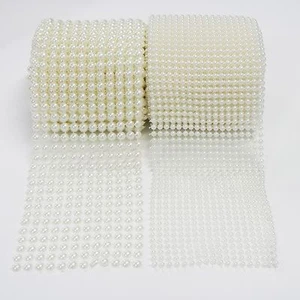 1 Yard x 4,5 Zoll Perlengitter Rolle von Blinggasm, Größe wählbar: 5 mm-18 oder 9 mm-12 Reihen - Bild 1 von 3
