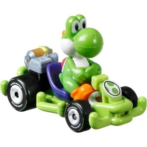 Hot Wheels Mario Kart 1:64 Die-Cast Green Yoshi Pipe Frame Vehicle - Picture 1 of 4