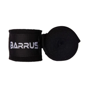 BENDAGGIO MANI COTONE ELASTICO NERO 3.5 mt BOXE KICK BOXING SOSTEGNO POLSI MANI - Foto 1 di 1