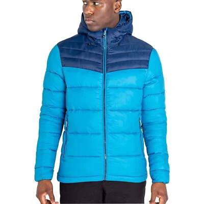 Dare2B Elite Hot Shot Mens Insulated Jacket Blue Outdoor Walking Padded Coat - Image 1 of 4