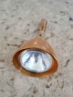 Tech Lighting GOLD "Tinkerbell" MR16 GU5.3 Track Light Head for DUAL rail system - Image 1 of 4