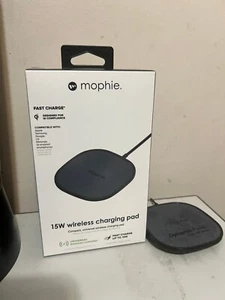 Chargeur sans fil Mophie 15W - Charge rapide certifié Qi - Noir (comme neuf) - Photo 1 sur 3
