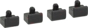 Kit Of 4 Rubber Feet For FRANKE SMEG CANDY Cooktop Grill Replacement Parts - Picture 1 of 5