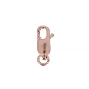 5pc, Rose Gold Filled Lobster Clasp, Pink Rose Gold Filled Lobster Clasps, 10mm - Picture 1 of 2