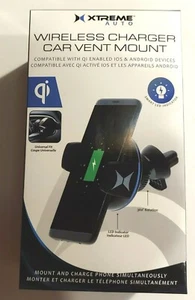 Wireless Charger Car Vent Mount Universal Mobile Smartphone IOS & Android Devi.. - Picture 1 of 4