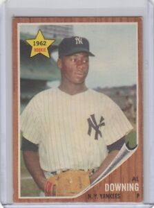 1962 Topps Baseball Card #219 Al Downing New York Yankees - ExMt