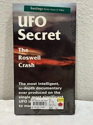 UFO SECRET: THE ROSWELL CRASH 1993 VHS U052 Documentary Official UFO SEALED - Image 1 of 4
