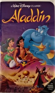 *RARE* Black Diamond Edition, A Walt Disney Classic Aladdin (VHS, 1662) - Picture 1 of 2