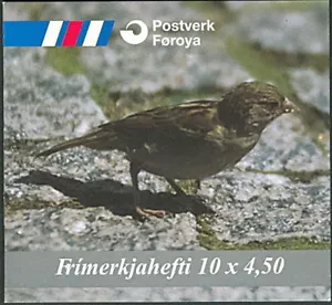 Folleto de aves de las Islas Faroe H14 (Scott 351a), en muy buen estado - Imagen 1 de 1