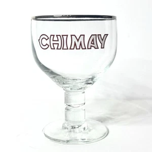 Juego de 4 vasos de cerveza Chimay Coblet estilo cáliz trapense excelente estado - Imagen 1 de 5