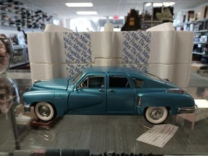 Franklin Mint 1948 Tucker Torpedo Waltz Blue 1:24 Diecast With Paperwork And Box - Picture 1 of 18