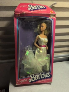 CRYSTAL BARBIE RARE Vintage 1983 Mattel With Original Box - Picture 1 of 11