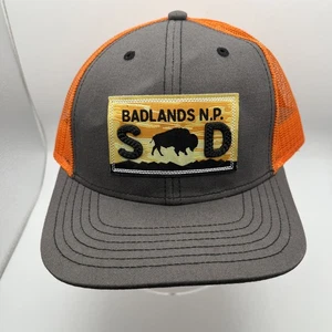 Badlands National Park South Dakota Trucker Hat Snapback - Picture 1 of 19