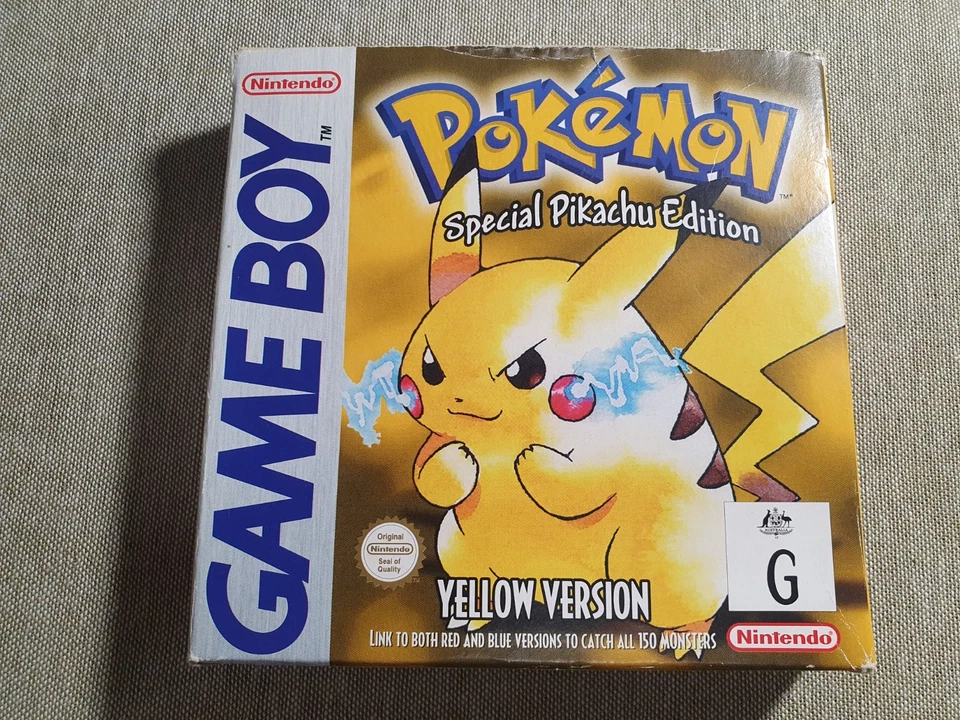Pokemon Yellow Version Nintendo Gameboy Game Boxed - image 1 of 4