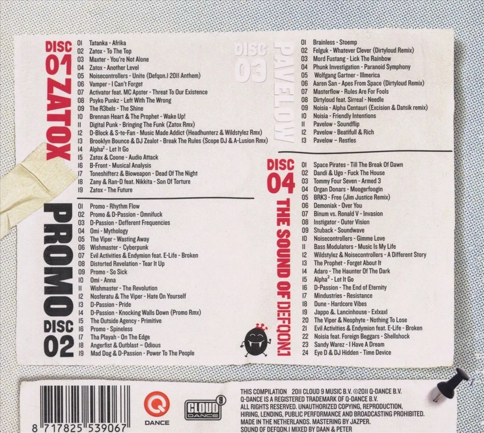 VARIOUS ARTISTS DEFQON.1 2011 NEW CD - Bild 1 von 1