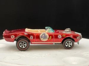 1969 Hot Wheels Light My Fire Bird Red Lines Copper w/ White Interior Uncommon - Picture 1 of 10