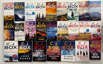 25 Book Lot Complete JOE PICKETT “Game Warden” Series Books 1-25 CJ BOX Set - Image 1 of 4