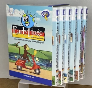 Coffret 6 DVD Early Lingo édition allemande - 6 disques apprentissage des langues pour enfants - Photo 1/20