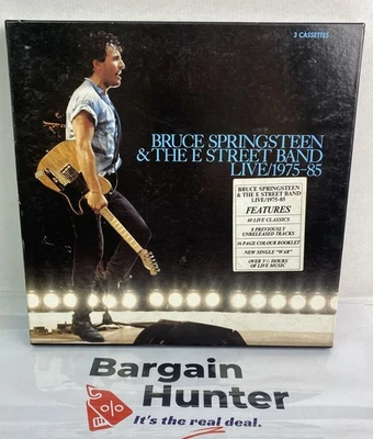 BRUCE SPRINGSTEEN & THE E STREET BAND LIVE 1975-85 CASSETTE TAPE BOX ONLY - Image 1 of 4