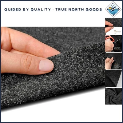 High-Quality 59"x122" Graphite Carpet for Speakers & Auto Interior Restoration - Image 1 of 4