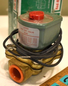 ASCO Red Hat #8210D9 - 2 Wege 1/2" Rohr 120/110 Magnetventil - NOS/NIB - Bild 1 von 4