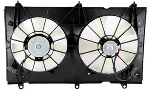 Radiator Condenser Fan Assembly For 03-07 Honda Accord 2.4L Lifetime Warranty - Picture 1 of 7