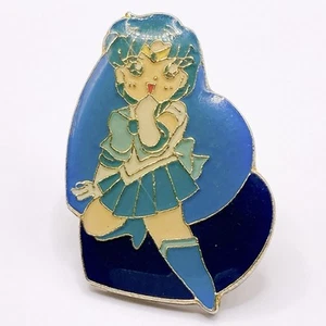 Prendedores de metal vintage Sailor Moon Sailor Mercury años 90 Pinbadge raro anime de Japón envío gratuito - Imagen 1 de 8