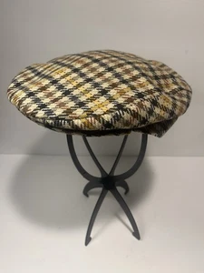 Comfylux Scottish Flat Cap Wool Tweed Wool Blend Plaid Vintage - Picture 1 of 4