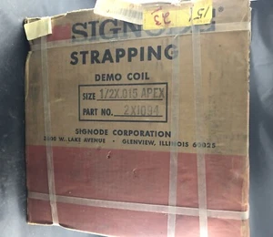 Signode Strapping Demo Coil SIZE 172X.015 APEX Vt - Picture 1 of 5