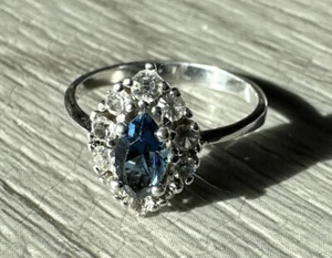 Bague argent massif et Verroterie - Picture 1 of 3