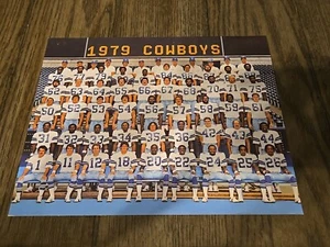 Vintage Rare 1979 Dallas Cowboys Team Photo 8x10 - Picture 1 of 2