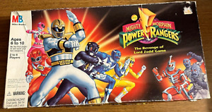 Vintage "Power Rangers Revenge of Lord Zedd" board game New 1994 Milton Bradley