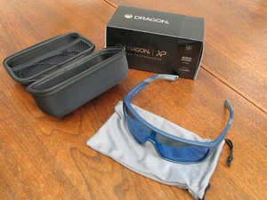 Mens Dragon VESSEL X LL Polarized floating Sunglasses , blue frame & lens - Picture 1 of 11