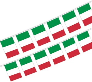 Italy Flags Italian Small String Pennant Banner Hanging Flags Decorations - Picture 1 of 12