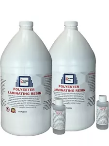 Polymer World Polyester Resin 2 Gallons For Boats RV's Canoes Fiberglass Autos - Picture 1 of 11