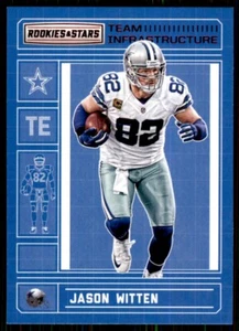 2016 Panini Rookies & Stars Team Infrastructure Jason Witten Dallas Cowboys #28 - Imagen 1 de 2