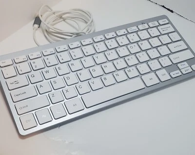 Powboro 2021 Upgraded PC Computer Laptop Mini USB Wired Keyboard for Mac and Win - Image 1 of 3