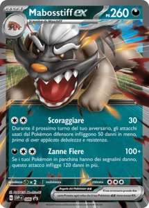 Pokemon TCG GCC Mabosstiff ex SVP 086 Italiano EXC/NM Promo Scarlatto Violetto - Imagen 1 de 1