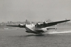Boeing Modelo 314 Clipper hidroavión ca 1943 aviación 4x6 FOTO - Imagen 1 de 1