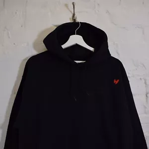 "W" Red Balloon x Banksy Street Art Black Hoody S *CLEARANCE* - Picture 1 of 3
