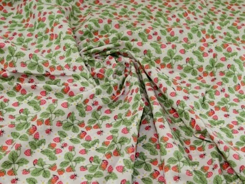 Tecido creme de polialgodão estampado Minerva - por metro - Imagem 1 de 1