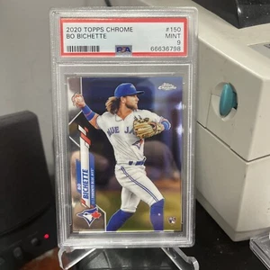 2020 Topps Chrome Bo Bichette Rookie Card RC #150 PSA 9 MINT Blue Jays - Imagen 1 de 2