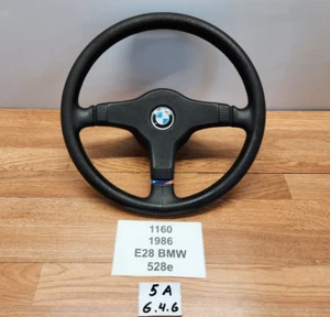 ✅ OEM BMW E24 E28 E34 528 535 M5 M6 port Steering Wheel M Technic 385mm * - Picture 1 of 24