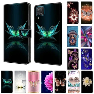 Painted Flip Card Wallet Stand Phone Case For Huawei Y5 Y6 Y7 2018 Honor 7A 8A - Picture 1 of 32